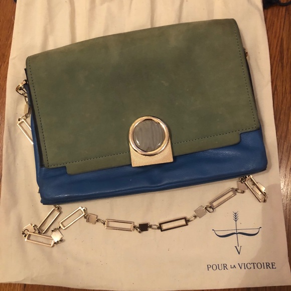 Bijou ColorBlock Pour la Victoire Leather Handbag - Picture 3 of 6